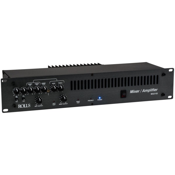 Main product image for Rolls MA2152 Rack Mount 70V Mono/4 Ohm Stereo Mixer 245-1048